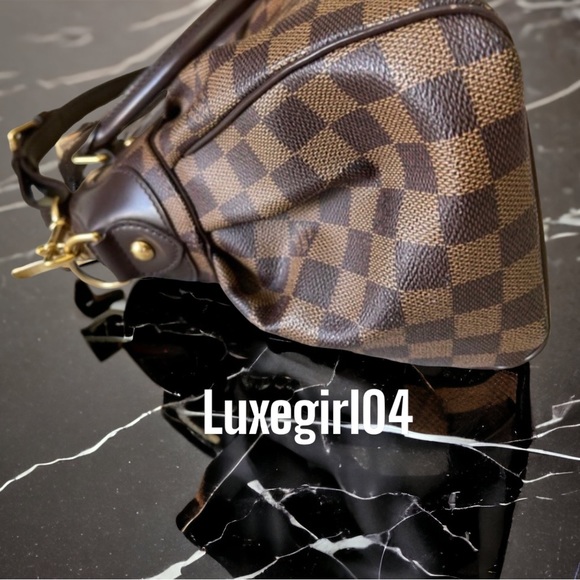 💎 Authentic 💎 Louis Vuitton TREVI PM Handbag Purse Damier Ebene Canvas LV - Picture 6 of 16